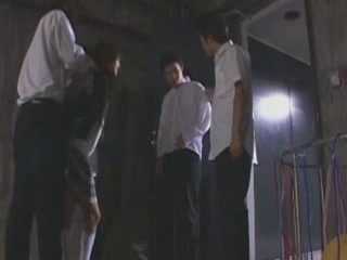 My wild teen threesome with nippon pornstars leads to a sweet gangbang in the basement