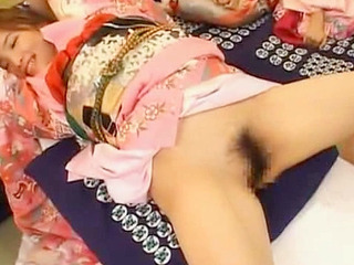 Getting wet and wild with a Nippon teen's hot pussy