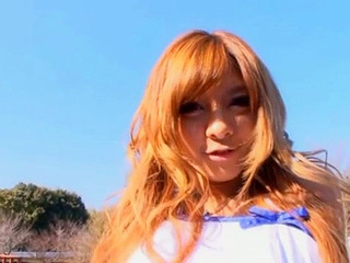 Sexual Explosion in Nippon: XXX Cosplay with Rin Aikawa's Deepthroat Juicy Cock